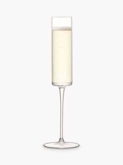 Champagne Flutes, Set of 2, 150ml, Clear